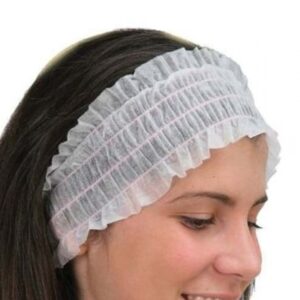 FASCIA PER CAPELLI IN TNT MONOUSO 100 PEZZI