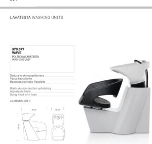 IDEMA LAVATESTA WAVE NERO 370.577