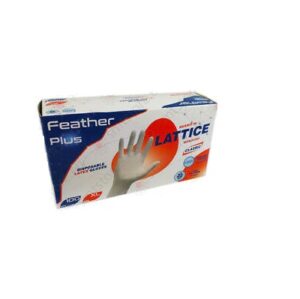 GUANTI IN LATTICE FEATHER PLUS TALCATI 100 PZ MISURA XL