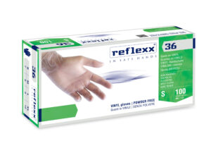 GUANTI IN VINILE REFLEXX  100 PZ MISURA S