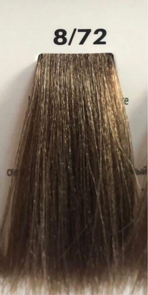 LISAP TINTA PER CAPELLI LK 8/72 BIONDO CHIARO BEIGE CENERE 100 ML