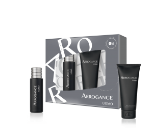 COFANETTO REGALO ARROGANCE UOMO GRIGIO