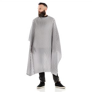 MANTELLA XANITALIA BARBER SHOP STRISCE BIANCO E NERO 401.300